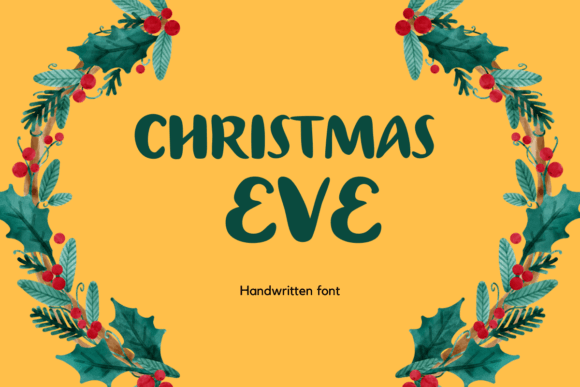 Bringing the Magic of Christmas Eve to Life with Festive Typography