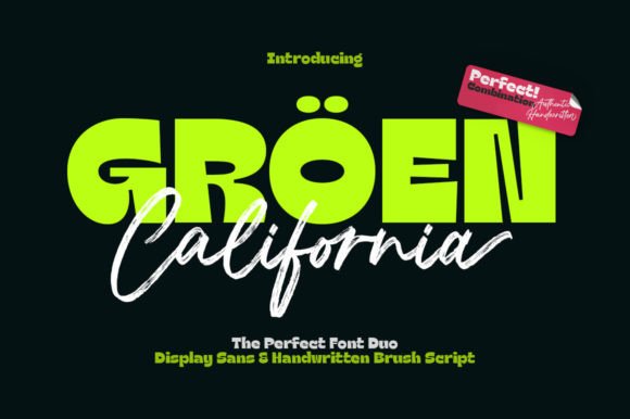 Groen California: Elevating Design with a Versatile Font Duo