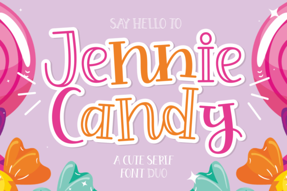 Jennie Candy: A Sweet Serif for Charming Designs