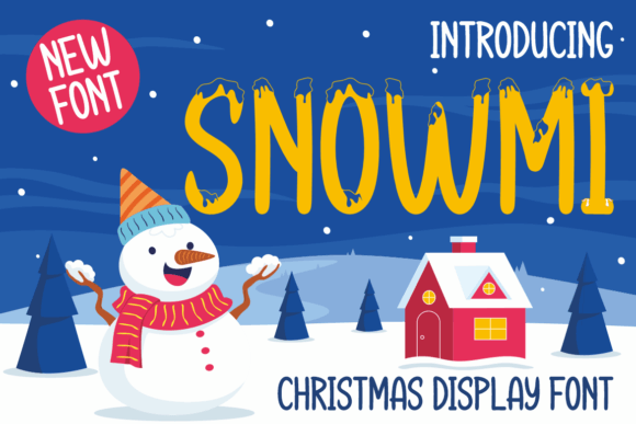 Snowmi: A Festive Display Font for Holiday Branding
