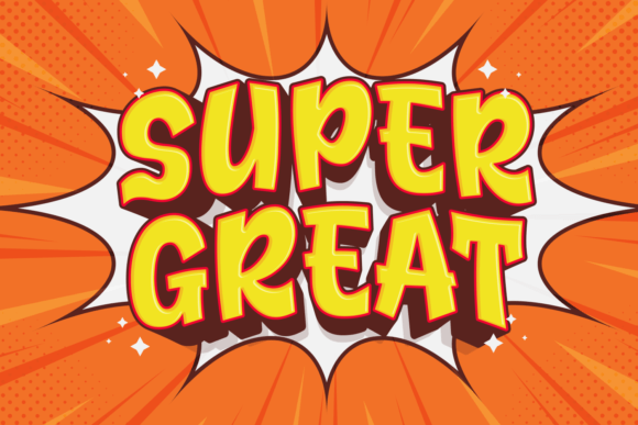 Super Great: A Playful Font for Bold Designs
