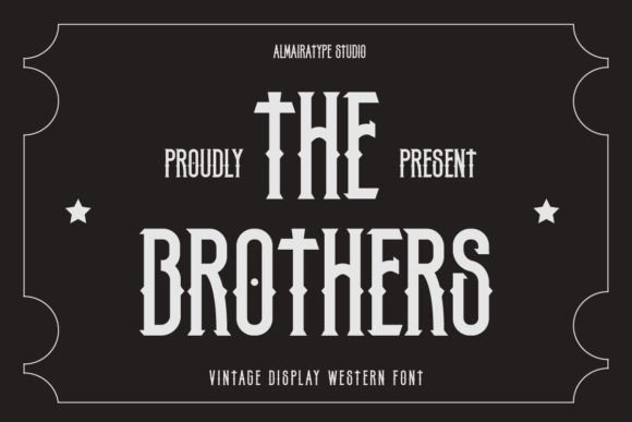 The Brothers: A Practical Guide to Using This Western Display Font in Branding and Design