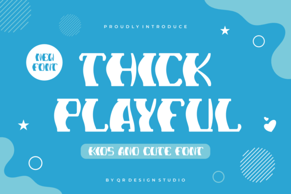 Thick Playful: A Quirky Display Font for Bold Designs