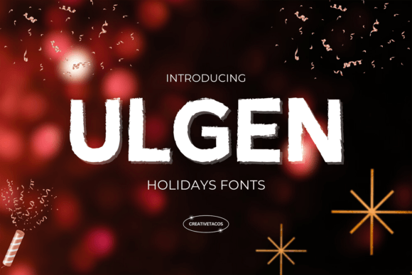 Ulgen: Bringing Bold, Festive Energy to Your Holiday Designs
