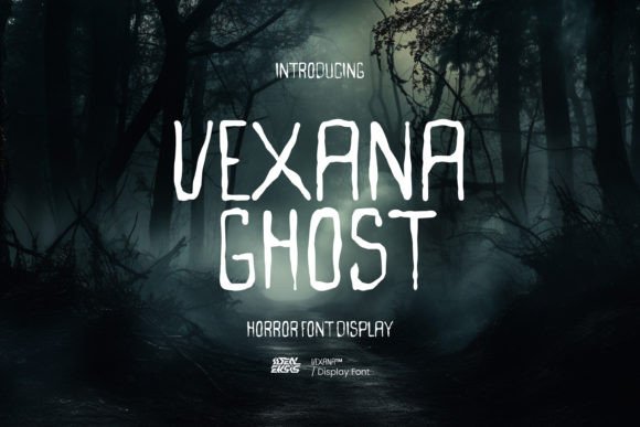 Vexana Ghost: A Haunting Font for Horror Design