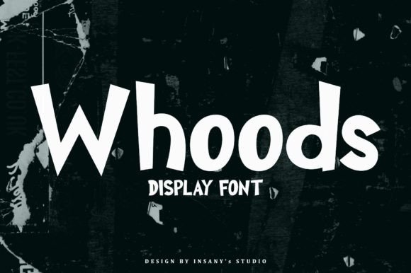 Whoods: The Funky Display Font for Cheerful Designs